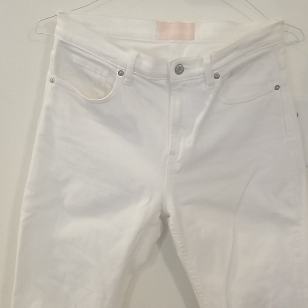 EVERLANE HIGH rise white pants size 28